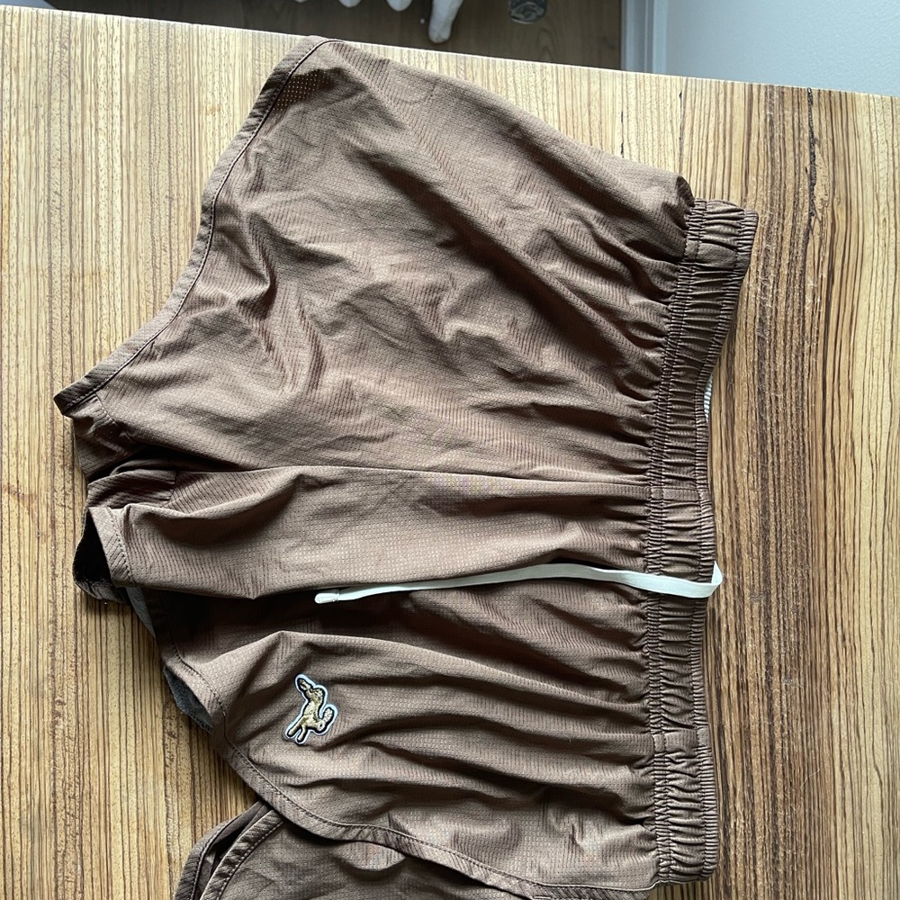 Tracksmith Split Shorts Brown